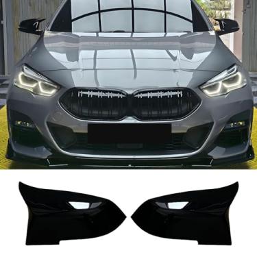 Imagem de Mengjiesi Tampas de espelho preto brilhante compatível com BMW X1 F48 2016-2022, X2 F39 2018-2023, F40 F44 2019-2024, Z4 G29 2019-2023 modelos de tampas de espelho retrovisor lateral (para F39 F4000