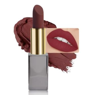 Imagem de CAKAILA Batom vermelho fosco creme, veludo, impermeável, longa duração, à prova de manchas para mulheres, batom mágico, delineador labial original 24 horas, maquiagem labiales mate 24 horas originais