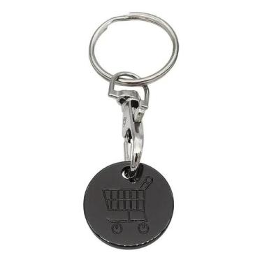 Imagem de Chaveiro Universal De Metal Durável Para Remover Carrinhos De Compras 