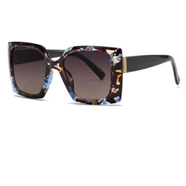 Imagem de Bullabulling Óculos de sol de leitura bifocais com proteção UV400, óculos de leitura confortáveis e estilosos, Floral., 400