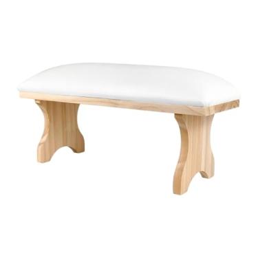 Imagem de harayaa Apoio de braço de unha PU portátil, equipamento para unhas colocado abaixo do suporte de mão de manicure, tapete de mesa para unhas, tecnologia para, Branco