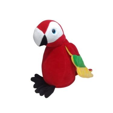 Imagem de Arara de Pelúcia Bichos de Pano, Vermelho e Azul (Vermelho)