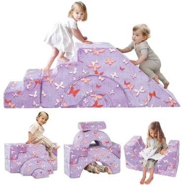 Imagem de MeMoreCool Sofá infantil modular borboleta lavanda