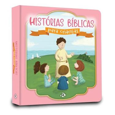Imagem de Livro - Histórias bíblicas para crianças - (Capa menina almofadada)