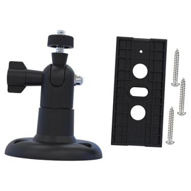 Imagem de IEUDNS Suporte para câmera de segurança externa Suporte para câmera de vigilância Acessório prático de parede versátil para casa, Preto