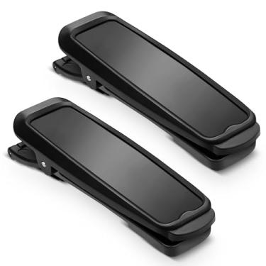 Imagem de Pacote com 2 clipes de cinto para acessórios de bomba de diabetes, compatível com bombas de insulina MiniMed 670G 770G 780G 630G 640G (preto)