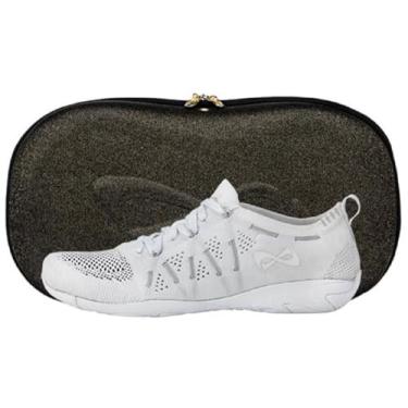 Imagem de Nfinity Tênis Flyte Cheer para meninas jovens – Tênis respirável de alto desempenho para líderes de torcida, dança e treinamento esportivo, Desempenho branco, 11