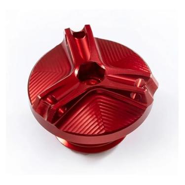 Imagem de Compatível com Z 900 Z900 2017-2022 2023 2024 tampas de fluido de freio dianteiro e traseiro da motocicleta e acessórios de proteção da tampa de enchimento de óleo (vermelho 900)