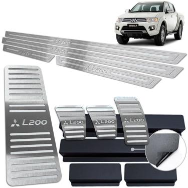 Imagem de SOLEIRA PEDALEIRA DESCANSO L200 triton 2008 ATÉ 2017 MANUAL