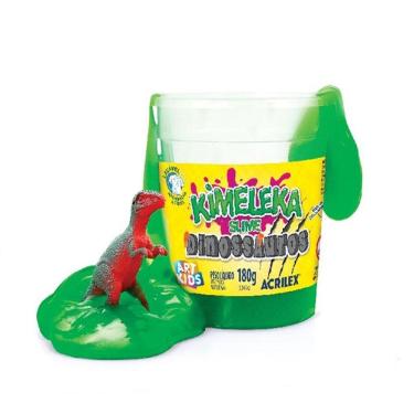Imagem de Kimeleka Slime Art Kids dinossauro surpresa 180g Acrilex