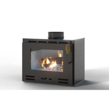 Imagem de Lareira de Alto Desempenho Hulha Negra 60 Com Ventilador Lareiras Pamp