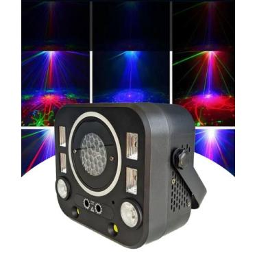 Imagem de Projetor Multi Raio Rgb Strobo Laser Dmx - AD LIGHT