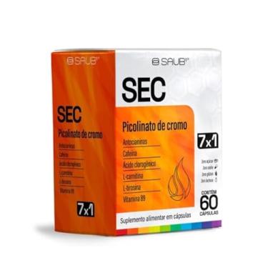 Imagem de Suplemento Alimentar Picolinato de Cromo Cafeína L-Carnitina Antocianinas e Vitaminas 7x1 em Cápsulas 60 Unidades