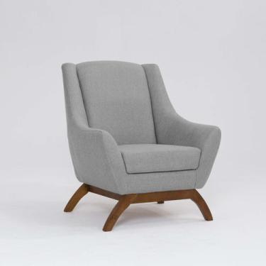 Imagem de Poltrona para Sala de Estar Base em Madeira Juliet - Domi