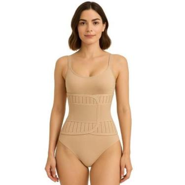 Imagem de Cinta Modeladora Feminina  Afina a Cintura Suporte para Coluna  tiras 
