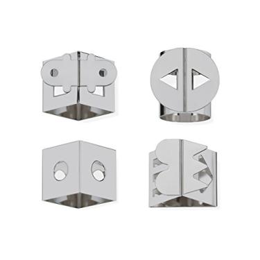 Imagem de Bodum Anéis de guardanapo BISTRO, 4,4 x 5 cm, cromado