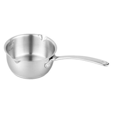 Imagem de Fenteer Panela Aquecedora de aço Inoxidável de 0,75 L para Aquecer Café E Sopa, Panela Pequena