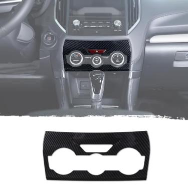 Imagem de Aotumcer Para Subaru Forester Interior Centro Ar Condicionado Capa Guarnição Moldura de Guarnição, Compatível com Interruptor de Ar Condicionado Subaru Forester 2019-2024 Capa do Painel de Controle de