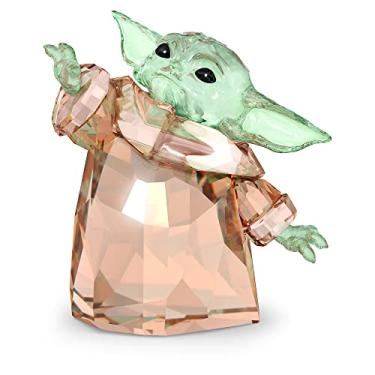 Imagem de Swarovski Star Wars - Mandalorian, The Child, Cristal, Marrom/Verde, 7,8 x 1,4 x 1,4 cm