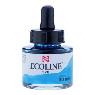 Imagem de Tinta Aquarela Liquida Ecoline 30ml 578 Az - TALENS