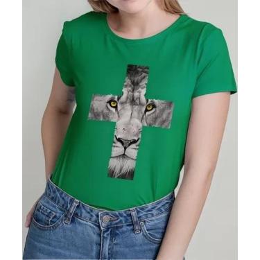 Imagem de Camiseta Camisa Adulto Feminina Masculina Algodão Gospel Religiosa Eva