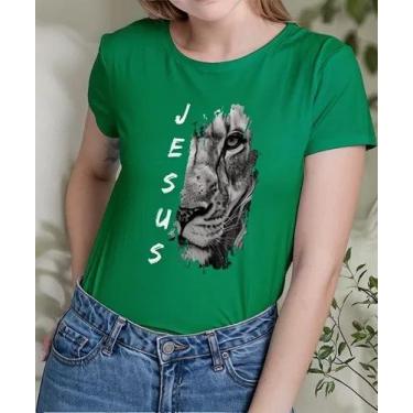 Imagem de Camiseta Camisa Adulto Feminina Masculina Algodão Gospel Moda Evangéli