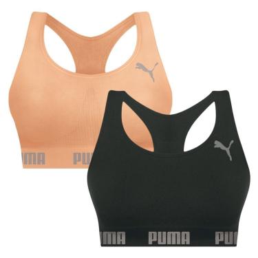 Imagem de Kit 2 Tops Puma Nadador Sem Costura Feminino
