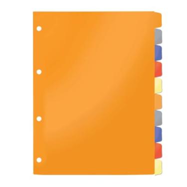 Imagem de Divisórias Polipropileno Jogo 10, DAC, Divisórias Polipropileno Jogo 10 6922-CL, Colorido, 6922-CL