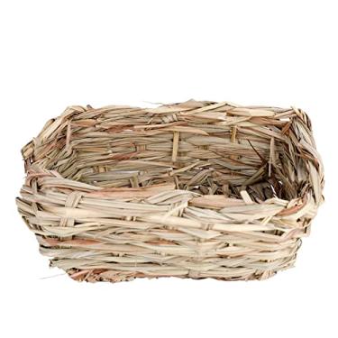 Imagem de Pssopp Tapete de Grama de Coelho, Cama de Patas Feitas à Mão para Animais Pequenos, Brinquedo de Mastigar Durável Com Almofada Resistente à água, Ideal para Coelhos e Porquinhos-da-índia