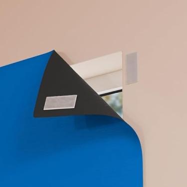 Imagem de Cortina Painel Blackout com Fixador 1,40 m x 2,15 m (Azul, 1,40 m x 2,15)