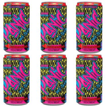 Imagem de Panic Energy - 6 Latas 355ml Morango - Adaptogen-Masculino