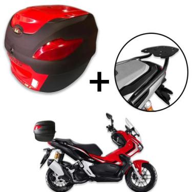 Imagem de Baú 41 litros Awa Proos com Bagageiro para Honda ADV 150 2021+, Vermel