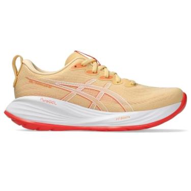 Imagem de ASICS Tênis de corrida feminino Gel-Cumulus 27, Laranja claro/mojave, 42