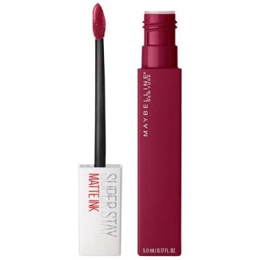 Imagem de Batom Líquido Longa Duração Maybelline SuperStay Matte Ink City Editio
