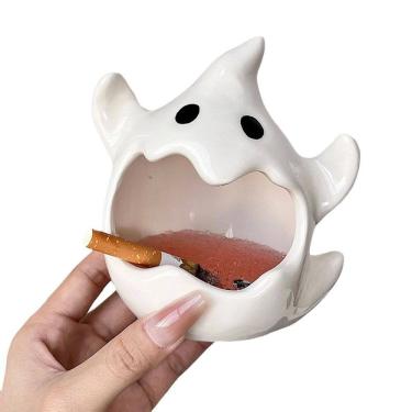 Imagem de Cinzeiro Funny Halloween Ghost Ceramic para fumantes