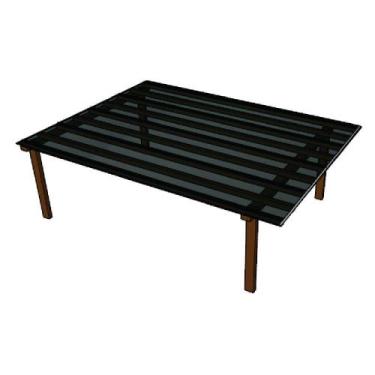 Imagem de Kit Policarbonato Fume 4mm 4,00m x 6,00m - Perfis Naturais - RM Polica