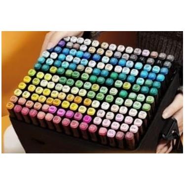 Imagem de 168/120/100/80/60/48 Cores Touch Caneta Marcadora C/Ponta Dupla/Pintura De Arte/Material Escolar (168 cores)