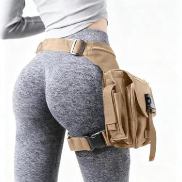 Imagem de Bolsa de coxa de motocicleta à prova d'água para homens e mulheres - bolsa de perna com alça ajustável, mochila de coxa para equitação, esportes ao ar livre e viagens - bolsa de perna segura para