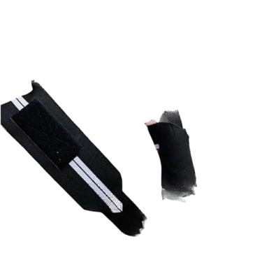 Imagem de Munhequeira Pulso de Suporte Profissional e Academia - Protetor de Punho para Treino Intenso(Preto C/Branco)