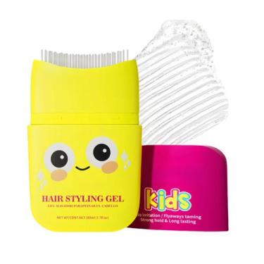 Imagem de Gel de modelagem de cabelo infantil Gowwim 80ml hidratante não oleoso