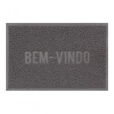 Imagem de Capacho De Poa Vinílico Color Block Cinza 60x40cm - Uzoo Capacho Vinilico Color Block 60x40cm Cinza 2404