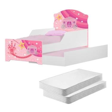 Imagem de Bicama Infantil Uly Carruagem E Castelo Com Colchões