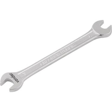 Imagem de Chave Fixa 06x07mm Cromo Vanádio Fosco Cartela Vonder
