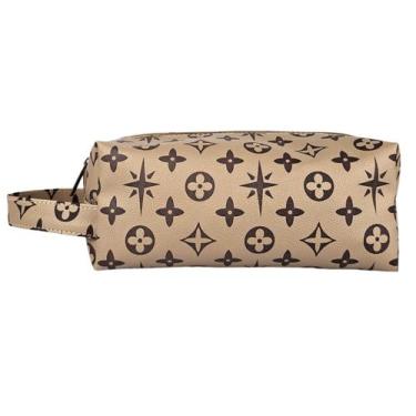 Imagem de Necessaire Unisex Organizador Viagem Mala Alça - ALFLEN, Nude lv