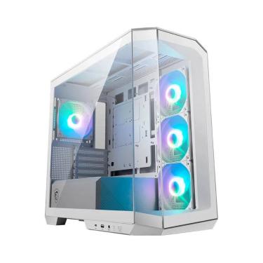 Imagem de Gabinete MSI Mag Pano M100R PZ Mid Tower Vidro Temperado ARGB USB 3.2 C/4 Fans ARGB Branco