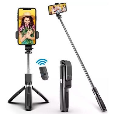 Imagem de Bastão Tripé Mini Celular 360 Pau De Selfie Bluetooth