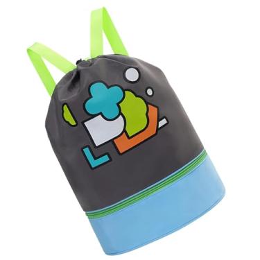 Imagem de Mochila de natação infantil, bolsa de natação para crianças | Mochila de natação impermeável de desenho animado em tecido Oxford para crianças,Alças de ombro ajustáveis ​​bolsa esportiva grande capaci