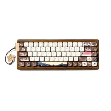 Imagem de XVX Wooden Mechanical Keyboard with 65% Layout