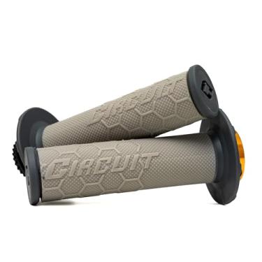 Imagem de Circuit Equipment – Manopla Kira Lock-On com Fixação Rápida – Aderência e Conforto para Off-Road – Cinza