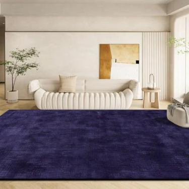 Imagem de Tapete moderno e luxuoso para sala de estar, decoração para casa, tapete grande para quarto, sala de estar, tapete de fácil limpeza (6,5x6,5 pés (200x200 cm)/CX054-sem fiapos-4)